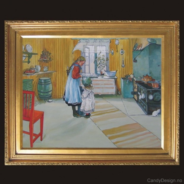 Oljemaleri  Ulf bader på Bullarholmen