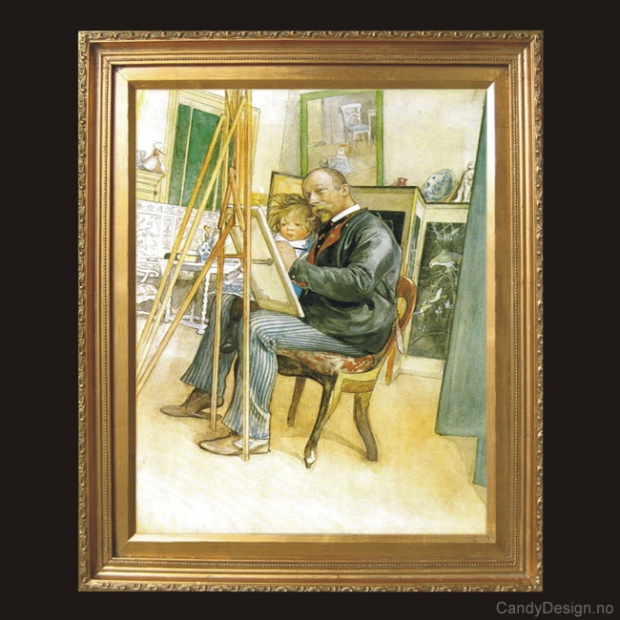 Oljemaleri  Speilbillede