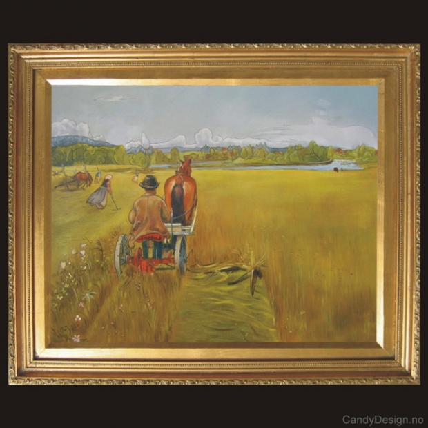 Oljemaleri  Carl Larsson maleri