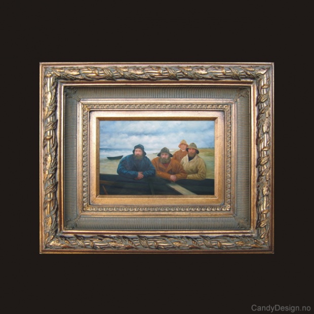 Oljemaleri  Four Fishermen at Skagen