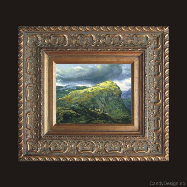 Oljemaleri  Stugunøset på Filefjell