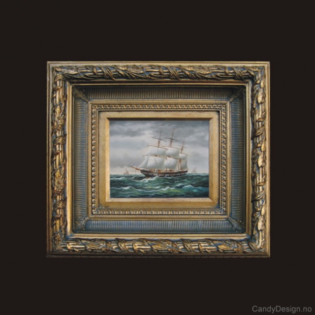 Oljemaleri  Fremad af Hardanger