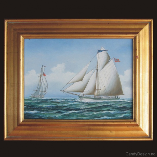 Oljemaleri  Nornen af Hardanger