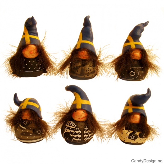 Nisser i svenske farger m/genser