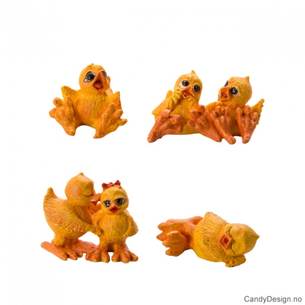 Mini påskekyllinger assortert