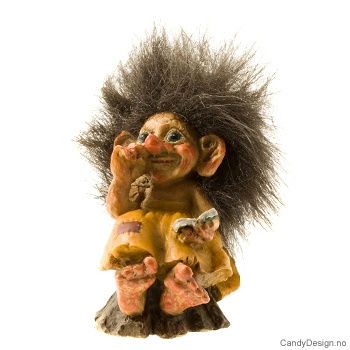 Trolljente på stubbe