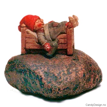 Julenisser på stein