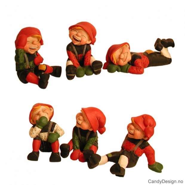 Store sittende nisser