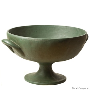 Grønn skål med stett