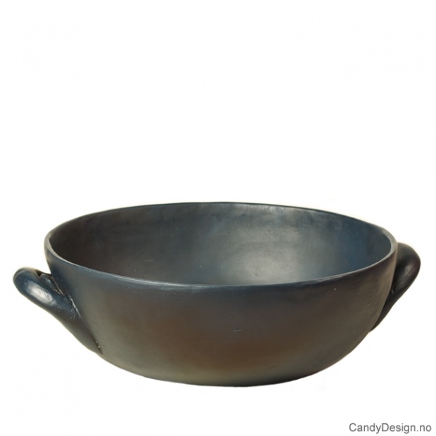 Blå skål uten stett