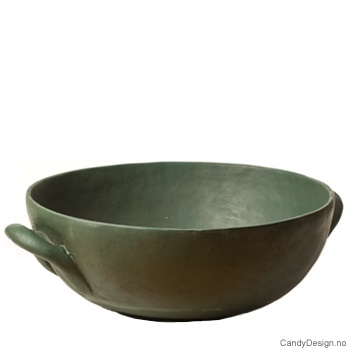 Grønn skål uten stett