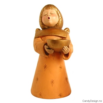 Stor englelysestake - Gul