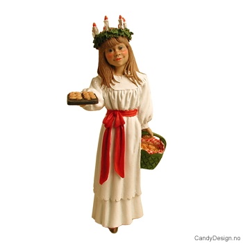 Carl Larsson Santa Lucia figur