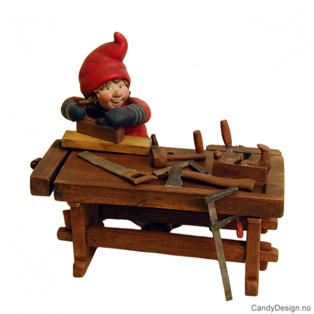 Nisse med høvelbenk