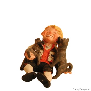 Bunadsgutt med to hunder