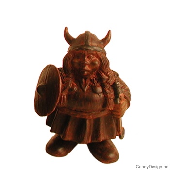 Viking dame i trefarge