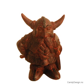 Viking mann i trefarge