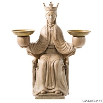 Rosa stein oldtidslysestake