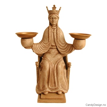 Grå oldtislysestake