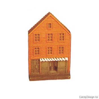 Bryggen i Bergen suvenir hus  Gult hus