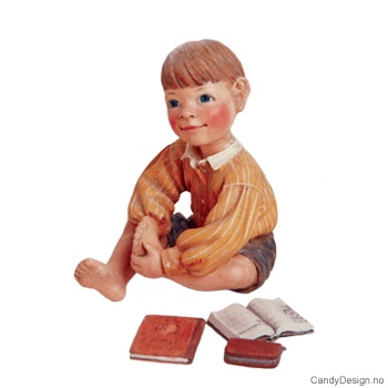 Carl Larsson barn - Gutt i gult