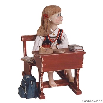 Skolebarn - Bunadspike med pult