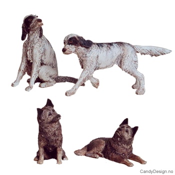 Assorterte hunder for jegere