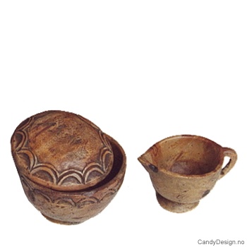 Fløte og sukker sett