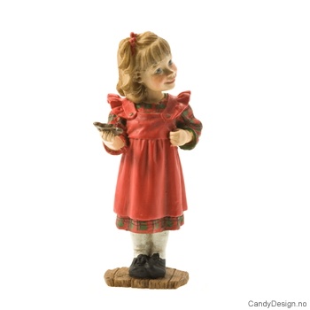 Carl Larsson pike med Skotskrutet med rød