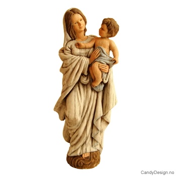 Madonna med barn  Woodstyle