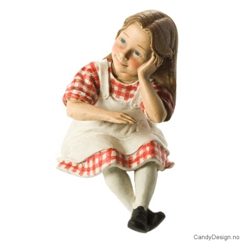 Sittende Carl Larsson pike