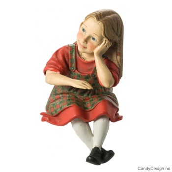 Sittende Carl Larsson pike