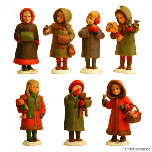 Barn i kåper assortert