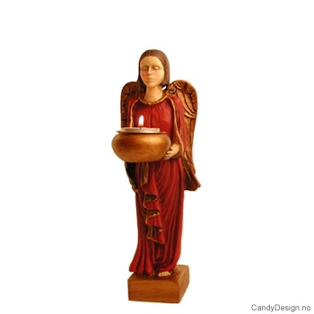 Liten engel med telys