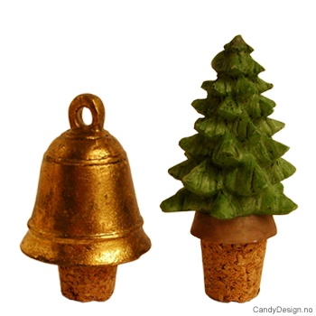 Trær og bjeller på kork