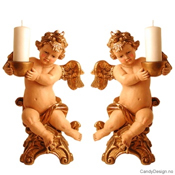 Stor amorin telysholder