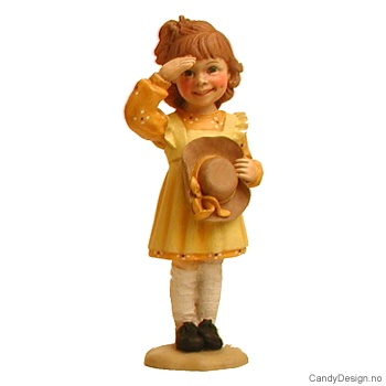 Pike med hatt - Gul med gult