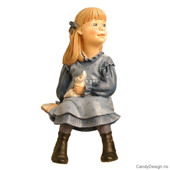 Carl Larsson barn i blått - Pike med godtepose