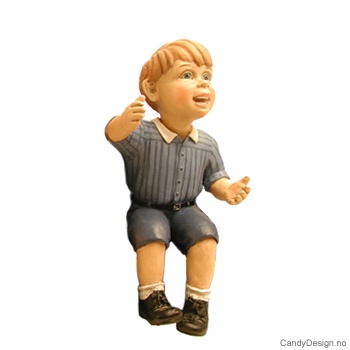 Carl Larsson barn - Skrytende gutt