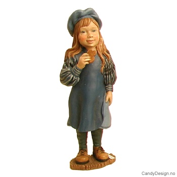 Carl Larsson figur  Pike som spiser skive