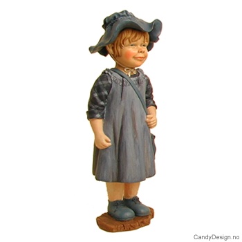 Carl Larsson figur  Pike med bølget hatt