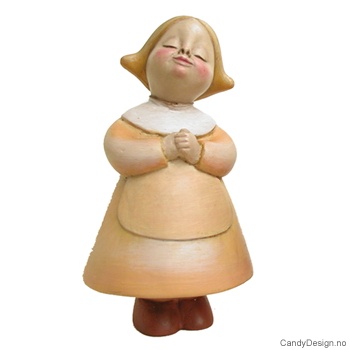 Mona Lærum enkle figurer - Pike i peach