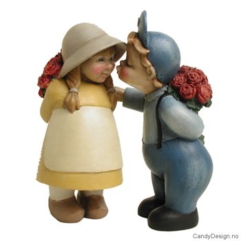 Mona Lærum par - Rundbrenneren m/pike m/rose