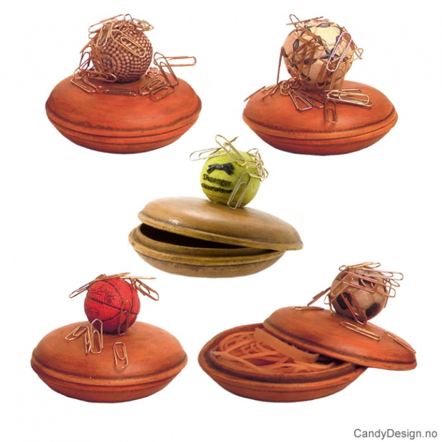 Boks med magnet og ball - Assortert