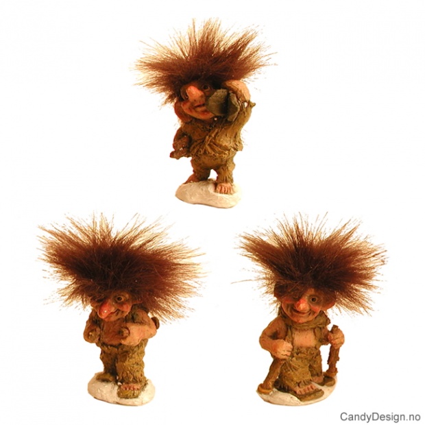 Vintertroll 3 modeller assortert