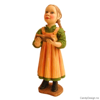 Små stående Carl Larsson figurer - Pike med bok