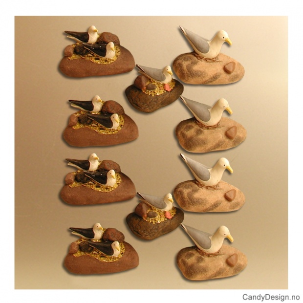 Måker  suvenir magneter