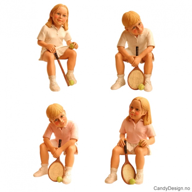 Tennisbarn  figurer assortert