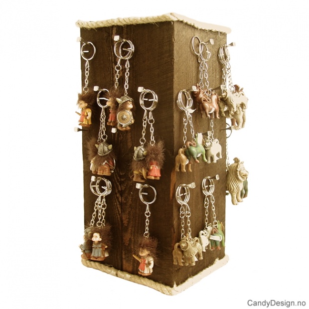 Display for nøkkelringer - NOK. 0,00 ved kjøp av 180 nøkkelringer