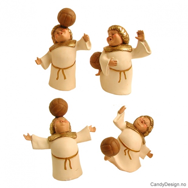 Munker som spiller fotball - offwhite